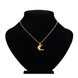 Veile Studios Smooth Moon Urn Necklaces Hold Human Pet Ashes Stainless Steel Memorial Pendant Necklaces & Pendants