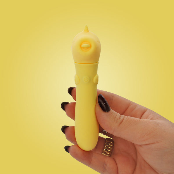 Unihorn Usb Bullet Bean Blossom Yellow Rechargeable Vibrating Bullets