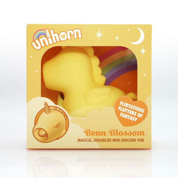 Unihorn Bean Blossom Yellow Usb Rechargeable Flicking Stimulator Clitoral s