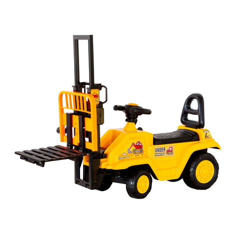 Kids Manual Forklift Ride On With Working Mast Lift And Pallet Kids Ride On Toys