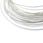 Jewellery Cord & Wire Veile Studios 20Cm Sterling Silver 0.3Mm Soft Round Wire Rod 28 Gauge Fine Jewellery