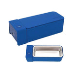 Veile Studios 600Ml Ultrasonic Jewellery Cleaner Mini Blue Portable Personal Sonic Bath Cleaners & Polish