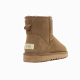 Shoes & Boots House Of Dasein Ugg Boots Genuine Australian Sheepskin Unisex Mini Classic Suede Olive Eu39