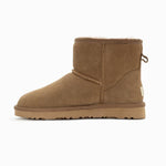 Shoes & Boots House Of Dasein Ugg Boots Genuine Australian Sheepskin Unisex Mini Classic Suede Olive Eu39