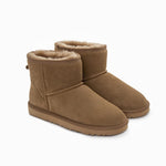 Shoes & Boots House Of Dasein Ugg Boots Genuine Australian Sheepskin Unisex Mini Classic Suede Olive Eu39