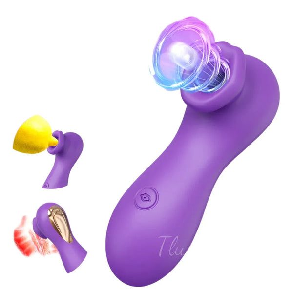 Female Clit Sucker  Vacuum Nipple Stimulator For Couples Purple G Spot s