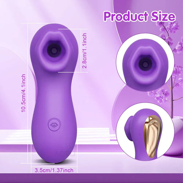Female Clit Sucker  Vacuum Nipple Stimulator For Couples Purple G Spot s
