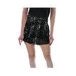 Women's Costumes House Of Dasein Ladies Adult Deluxe Sequin Skirt Party Costume Dress Up Bling Fringe Tassel Black