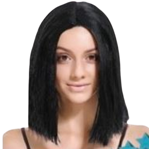 Br Costumes Lob Wig Hair Cosplay Wigs Party Black Wigs Facial Hair