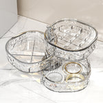 Jewellery Holders & Organisers Veile Studios Transparent Three Layer Jewelry Organizer Box Stylish And Anti Oxidation Storage For Earrings Necklaces R