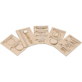 Jewellery Holders & Organisers Veile Studios Portable Jewelry Organizer Inserts Clear Zippered Pouch Set For Accessories