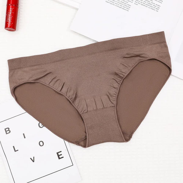 S Coffee 3 Pack Seamless Stretch Bikini Panties Soft & Breathable Women's Underwear