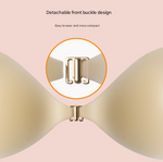 2 Pairs Of Heart Shaped Silicone Breast Stickers Invisible Push Up Bra Size A Cup Brown Skin Colour Bras
