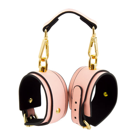 Adjustable Pu Leather  Cuff Wrist/Ankle Restraint Sold Individually(Luminous Pink Handcuffs) Cuffs & Shackles