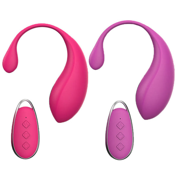 Purple Silky Silicone Remote Control Vibrating Egg 12 Powerful Modes For Discreet Pleasure Vibrating Eggs