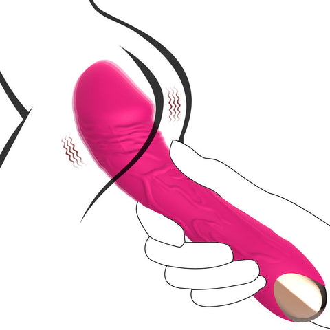 Pink Intense Pleasure G Spot  20 Speed Rechargeable Silicone Wand With Magnetic Charging G Spot s