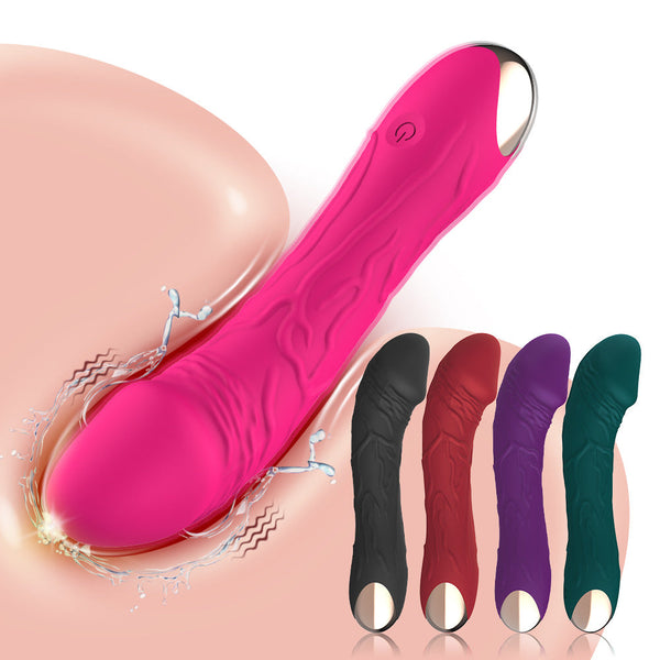 Black Intense Pleasure G Spot  20 Speed Rechargeable Silicone Wand With Magnetic Charging G Spot s