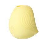 Yellow Macaron Style Women's Suction  Compact Foreplay Massager Massagers & Wands