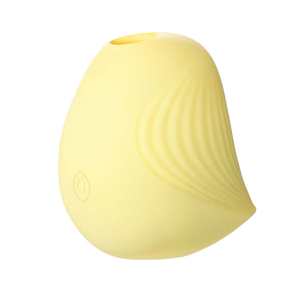 Yellow Macaron Style Women's Suction  Compact Foreplay Massager Massagers & Wands