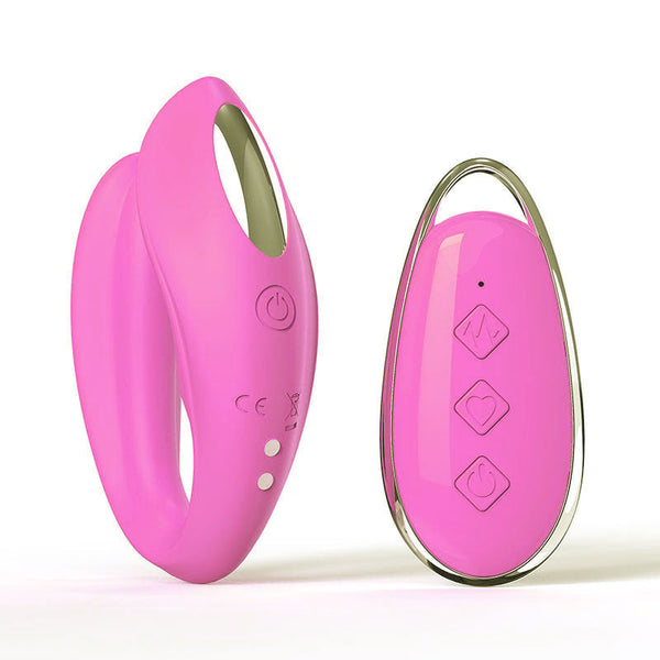 Pink Blisslink U Shaped Wearable Couple's  With Remote 12 Modes For Shared Intimacy & Solo Fun Wireless s