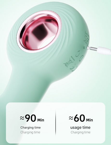 Purple Handheld G Spot & Prostate Massager With Beads (Usb Rechargeable) G Spot s