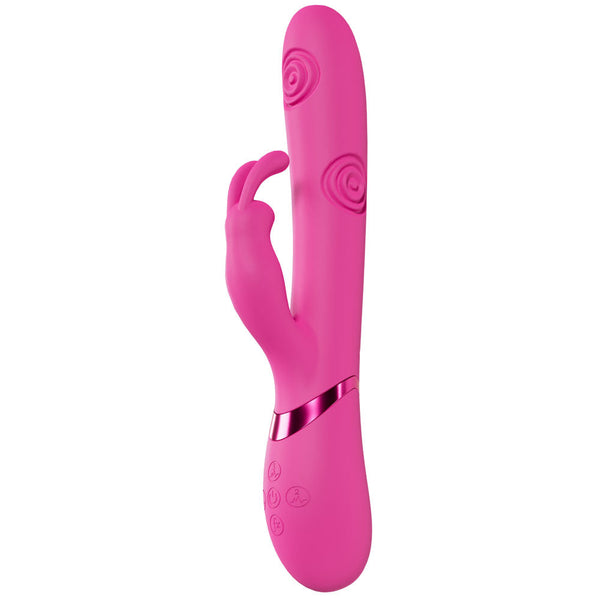 Vive Mimi Pink 25 Cm Usb Rechargeable Vibrating & Tapping Rabbit  Rabbit s