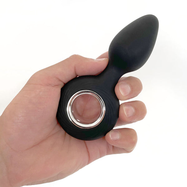 Vers Rechargeable Silicone Plug Vibe Black 12.5 Cm Usb Vibrating Butt Vibrating Butt Plugs