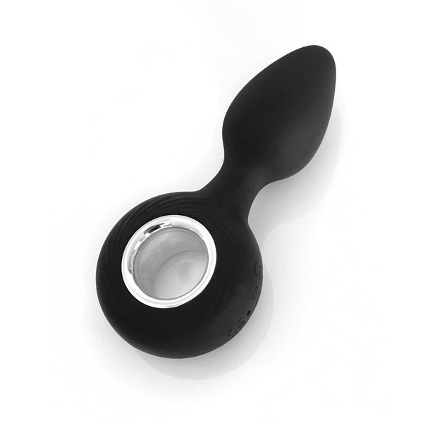 Vers Rechargeable Silicone Plug Vibe Black 12.5 Cm Usb Vibrating Butt Vibrating Butt Plugs