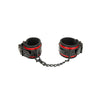 Whipsmart Heartbreaker Deluxe Buckle Love Cuffs Black/Red Restraints Cuffs & Shackles