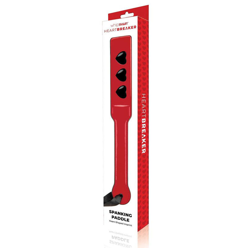 Whipsmart Heartbreaker Spanking Paddle Red Paddles