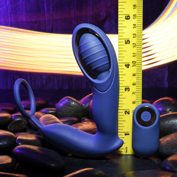 Zero Tolerance Extra Mile Blue Usb Rechargeable Vibrating Prostate Massager Vibrating Butt Plugs
