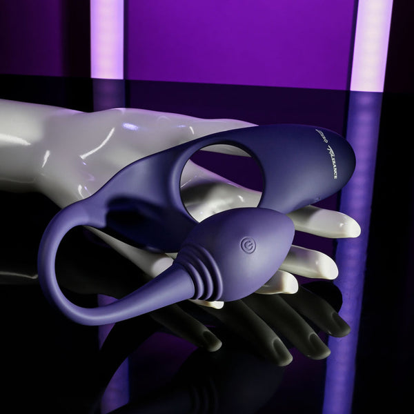 Zero Tolerance Tip Tail Blue Usb Rechargeable Vibrating Butt Plug With  Ring Vibrating Butt Plugs