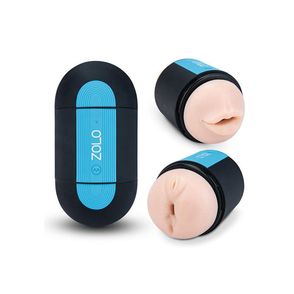 Zolo Pleasure Pill Double Ended Usb Rechargeable Stroker Masturbators