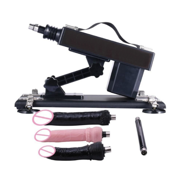 A2 Automatic Sex Machine 26Cm Inch 3 Huge Realistic Dildos Attachments Sex Machines
