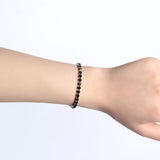 Bracelets Veile Studios Adjustable Detachable Titanium Steel Double Buckle Zircon Tennis Bracelet