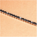 Bracelets Veile Studios Adjustable Detachable Titanium Steel Double Buckle Zircon Tennis Bracelet