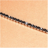 Bracelets Veile Studios Adjustable Detachable Titanium Steel Double Buckle Zircon Tennis Bracelet