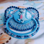 Happy Blue Dino Adult Pacifier Ddlg Abdl Littles Play