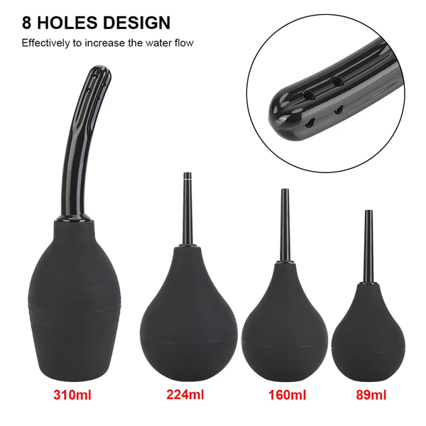 Anal Washer Nozzle Pump Vaginal Shower Butt Plug Sex Toys Douche Enema Douches
