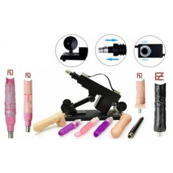Automatic Sex Machine Plus Choose Your Own Attachments Dildos /  Sex Machines