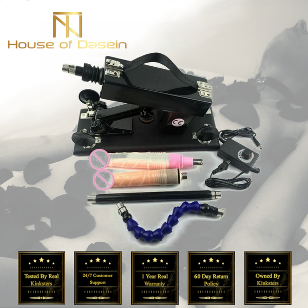 A2 Automatic Sex Machine With Vibrating  Dildo Extender Rods Sex Machines