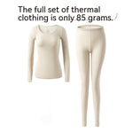 37 Degrees Constant Temperature Self-Heating Thermal Underwear Winter Ultra-Thin Skin Care Clothing Bottom Bottoming Shirt