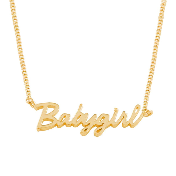 Girl Gold Necklace Ddlg  Jewellery