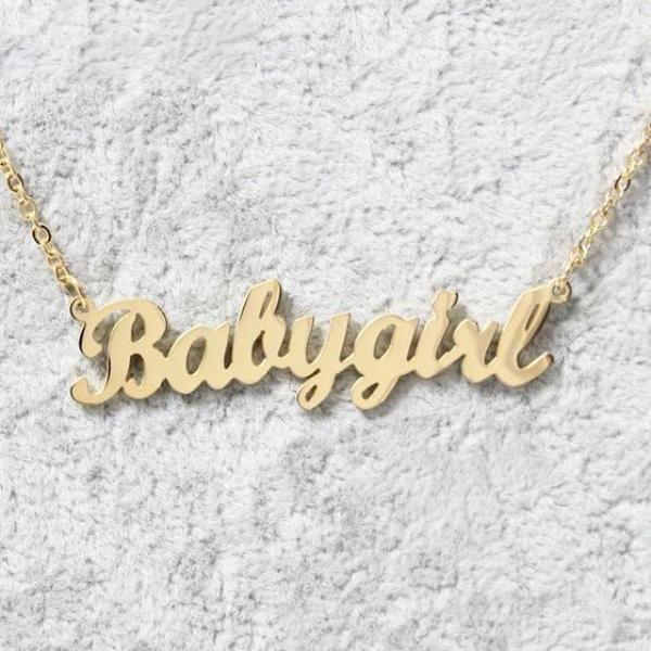Girl Gold Necklace Ddlg  Jewellery
