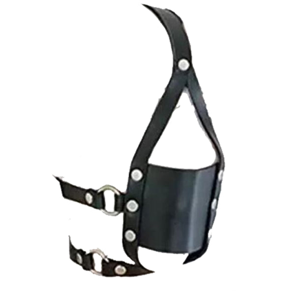 Ball Gag Head Harness Mask Muzzle Blindfold  Kink  Fetish Restraints Gags