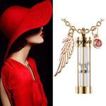 Veile Studios Cremation Necklace Eternal Hourglass Pendant Unisex Stainless Steel Souvenir Necklaces & Pendants