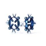 House Of Dasein  2Pcs Nipple Clamps Stainless Steel Crystal Ring Breast Clips Stimulator Erotic Sm Toys For Women 5 Colors Choose Nipple & Clitoral To
