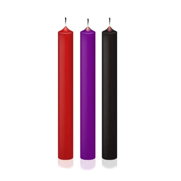 3 / Pcs Wax Play Candles Temperature  Kink Fetish Restraints Sensation Play