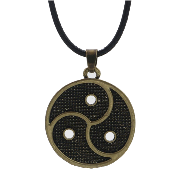 Pendant Necklace Triskelion Emblem Symbolic Jewellery  Jewellery