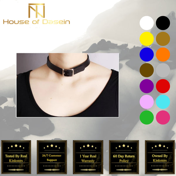 Belt Day Collar Choker Necklace  Kink Fetish Restraints Collars & Leashes